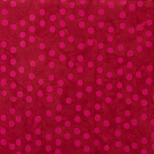 Batiks Elementals Polka Pop Brick