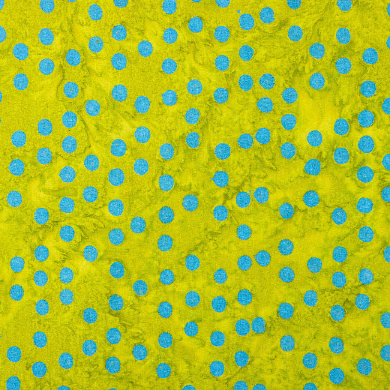 Batiks Elementals Polka Pop Green Apple