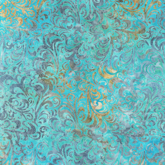 Batiks Caribbean Shale