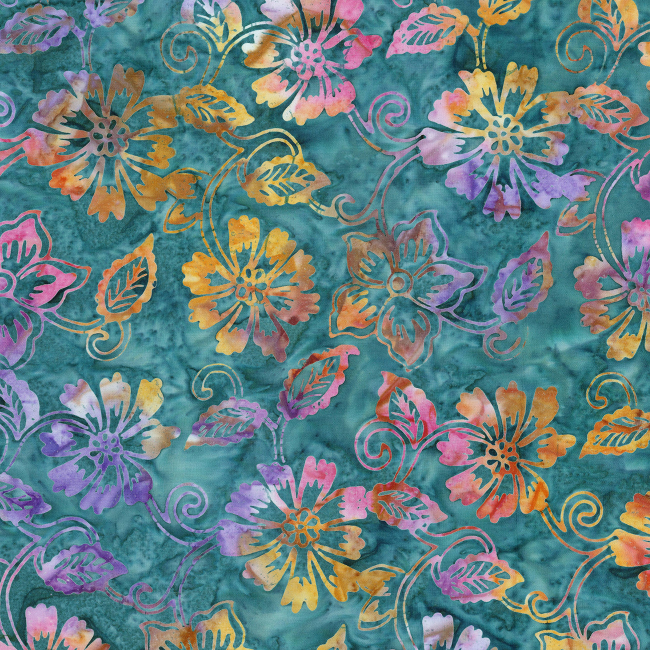 Batiks Garden Fresh Stardust Splash
