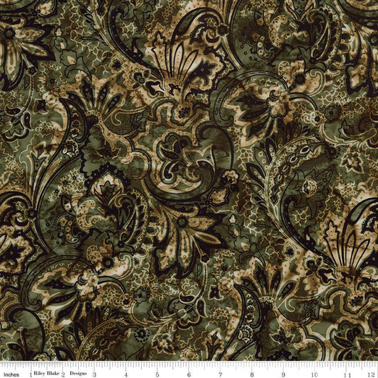 Express Yourself Bandanas - Dark Vintage Green