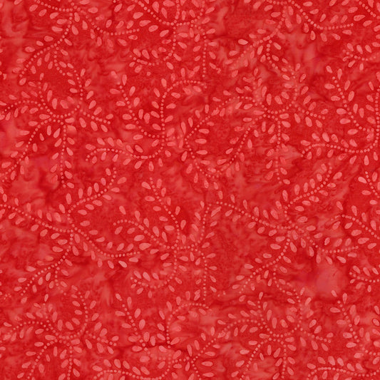 Batiks Gray & Golden Arabella Red Red