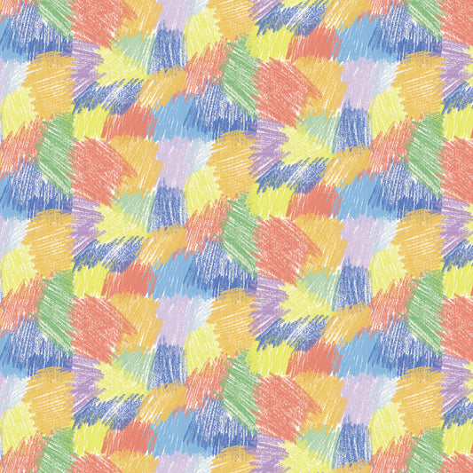 New Box of Crayons Scribbles Multi