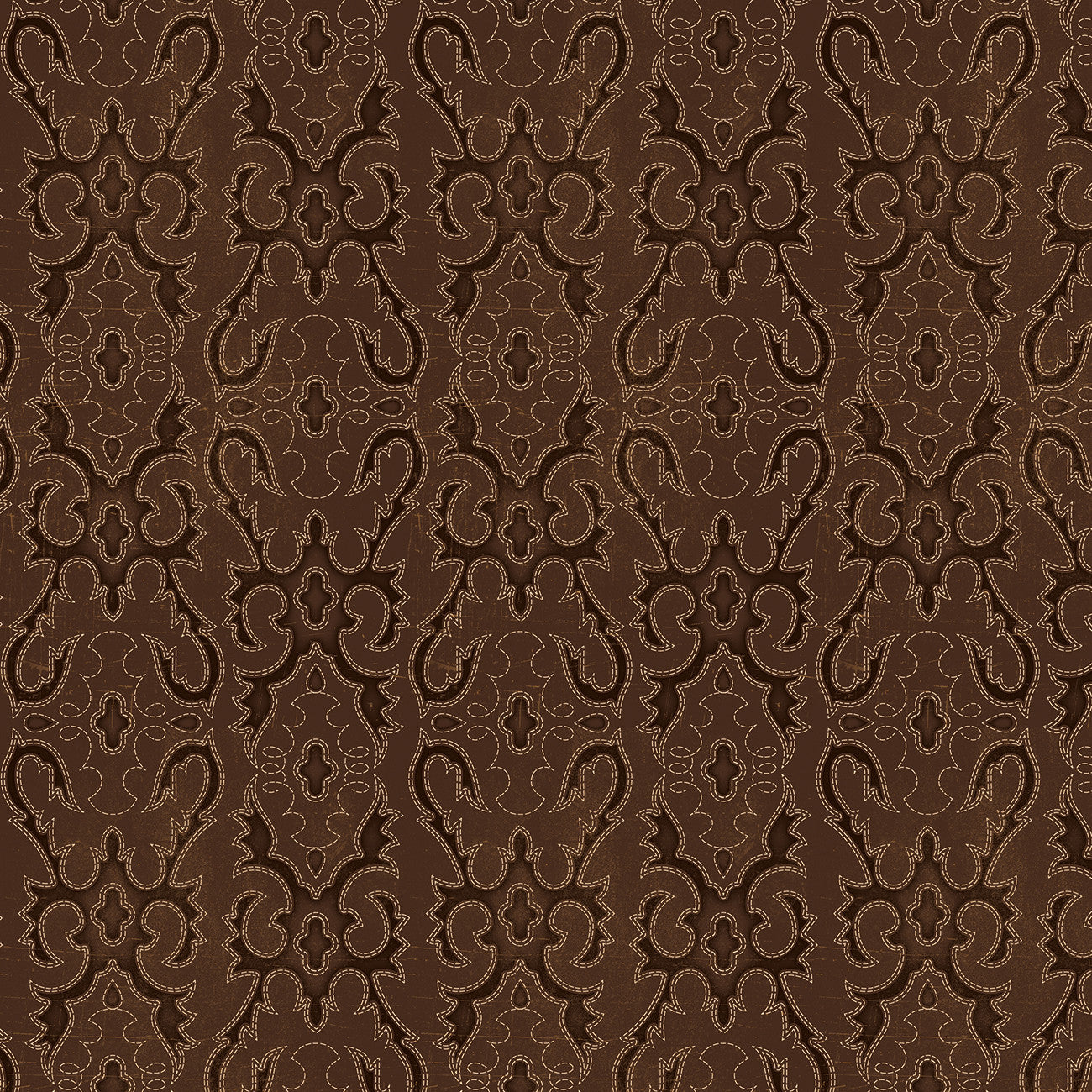 Boot Stitching Brown