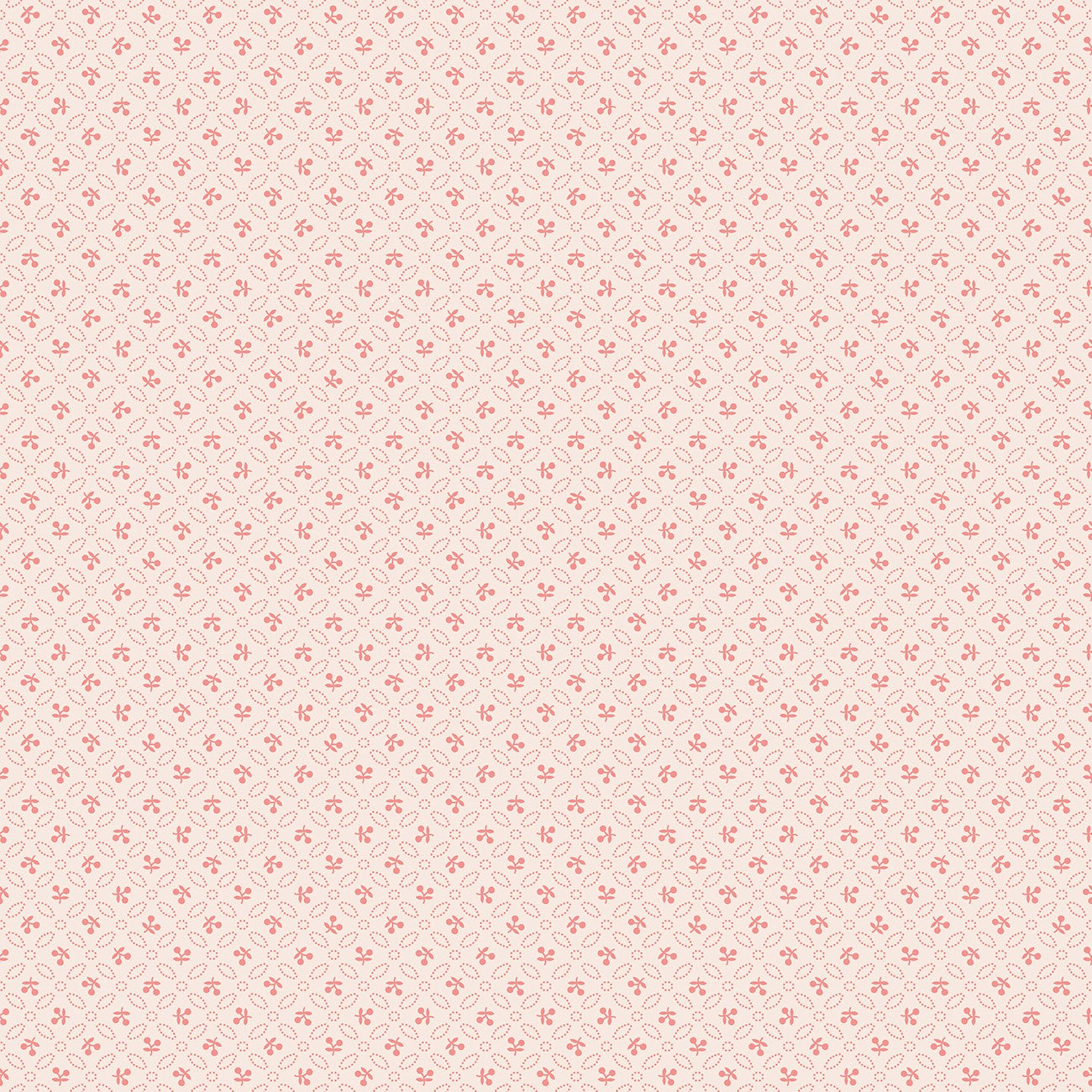 Farmer's Daughter Cherries Background Coral
