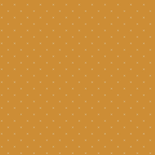 Bee Cross Stitch In Color Butterscotch
