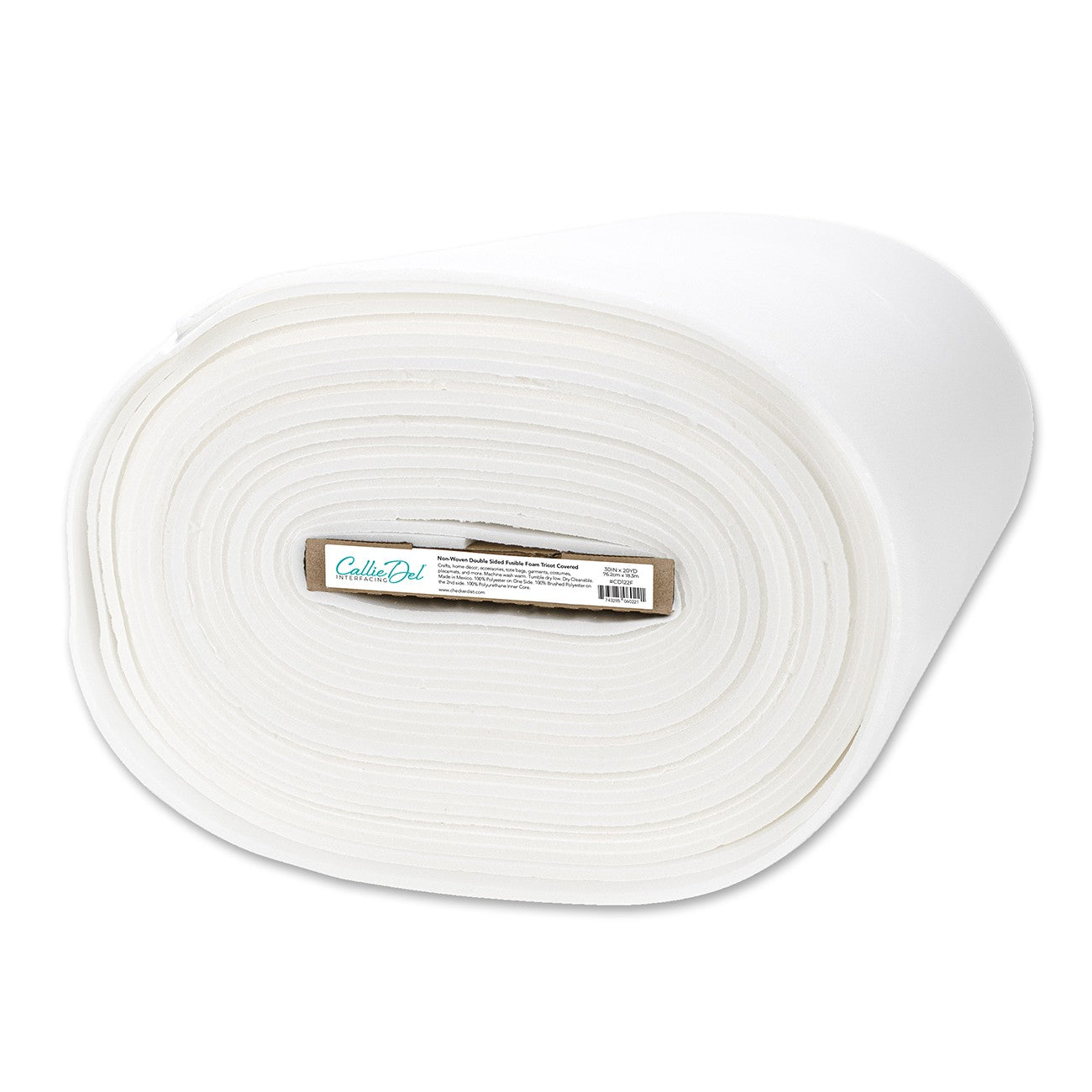 Non-Woven Double Sided Fusible Foam Tricot Covered 30in x 20yd