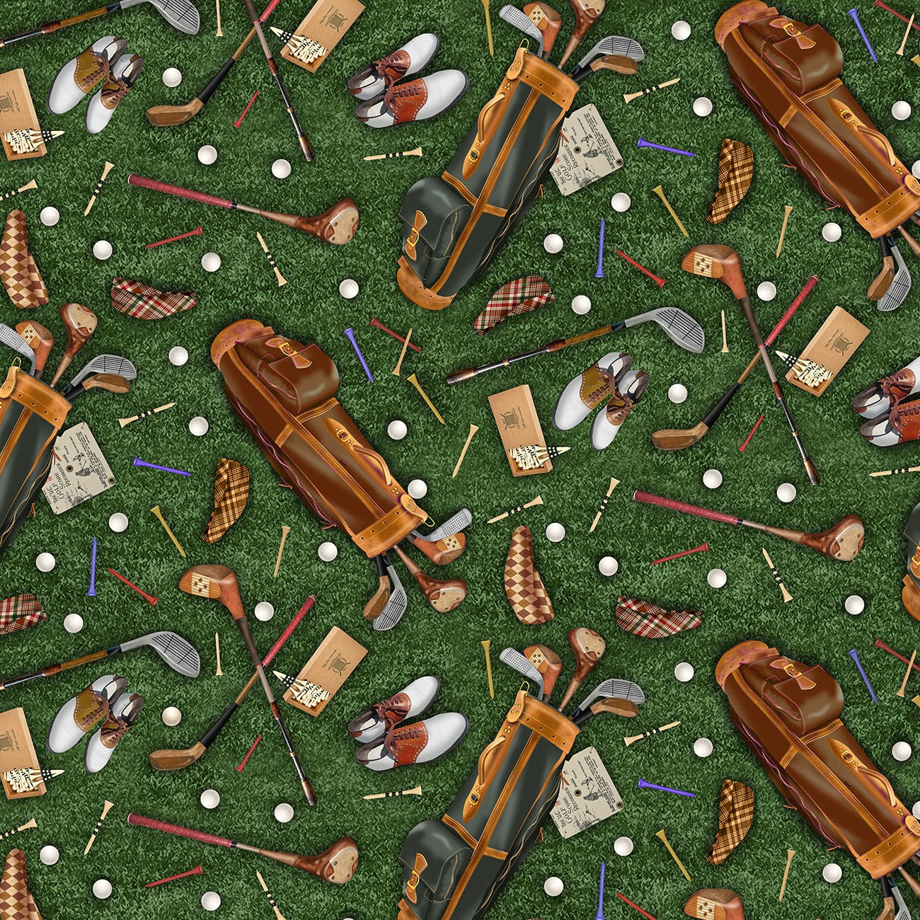 Green Golfing Equipment