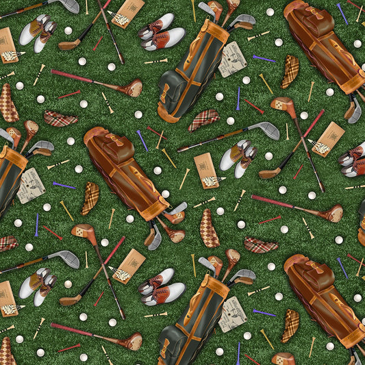 Green Golfing Equipment