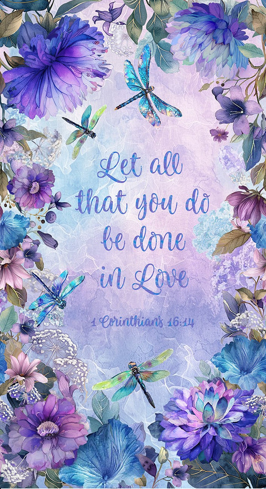 Multi In Love Panel 24in
