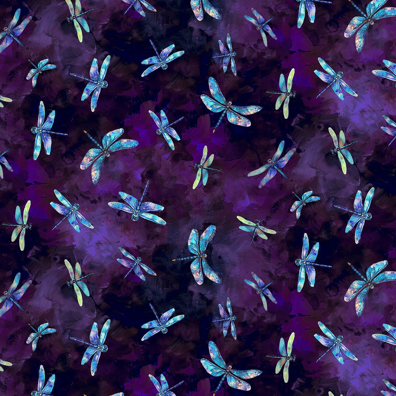 Purple Flying Dragonflies