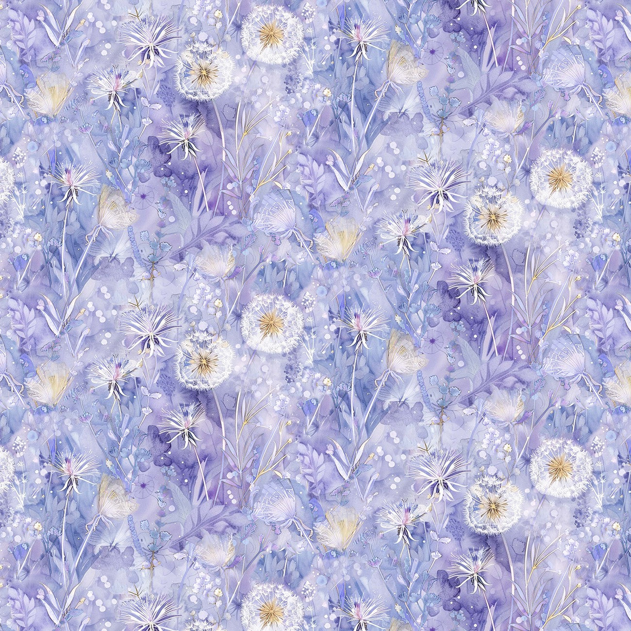 Lilac Mystic Dandelions Floral