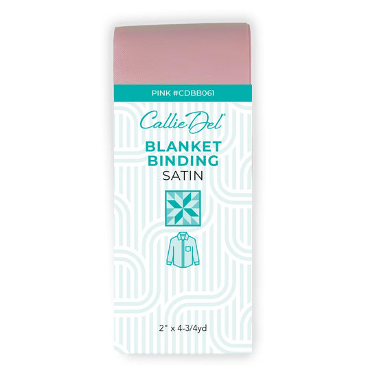 Satin Blanket Binding Pink 2in x 4-3/4yd
