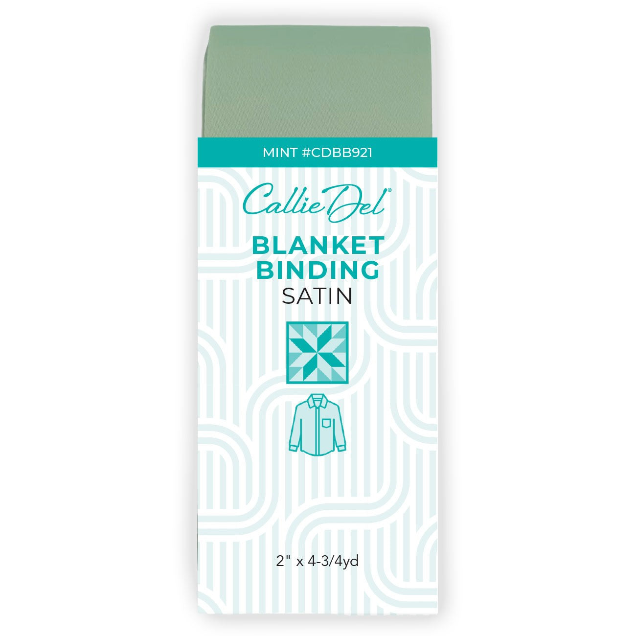 Satin Blanket Binding Mint 2in x 4-3/4yd
