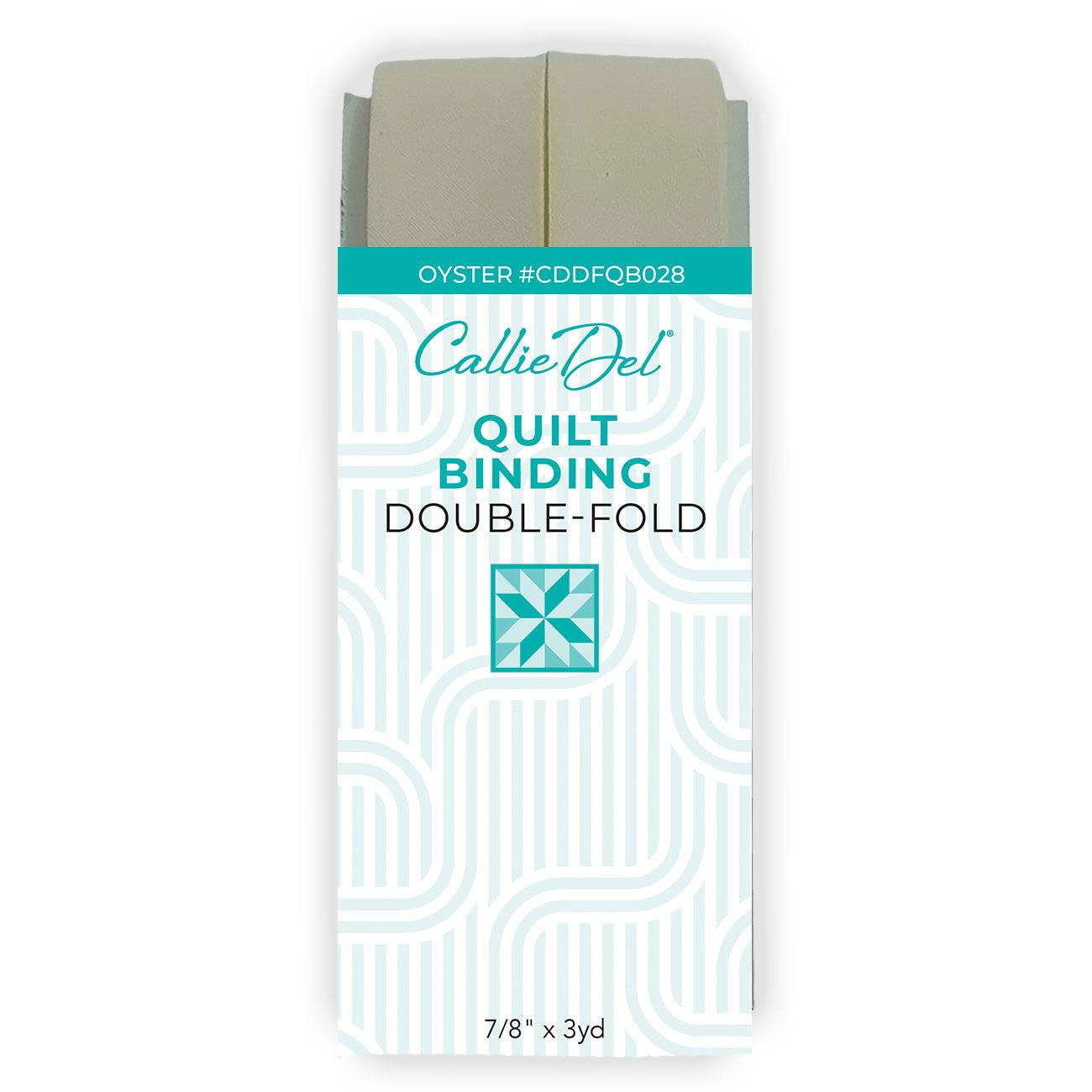 Double Fold Quilt Binding Oyster 7/8in x 3yd
