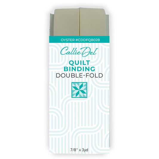 Double Fold Quilt Binding Oyster 7/8in x 3yd