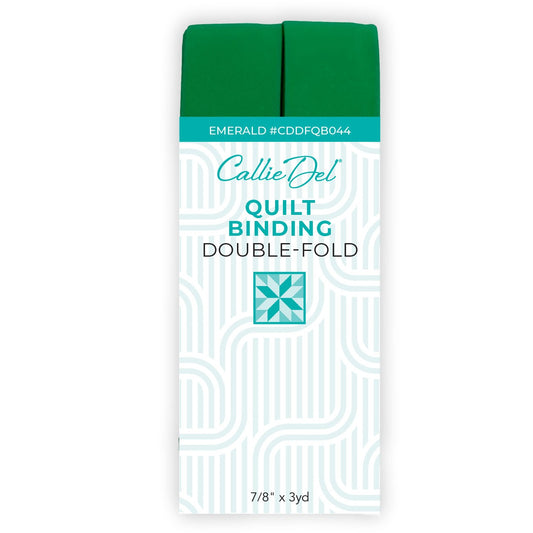 Double Fold Quilt Binding Emerald 7/8in x 3yd