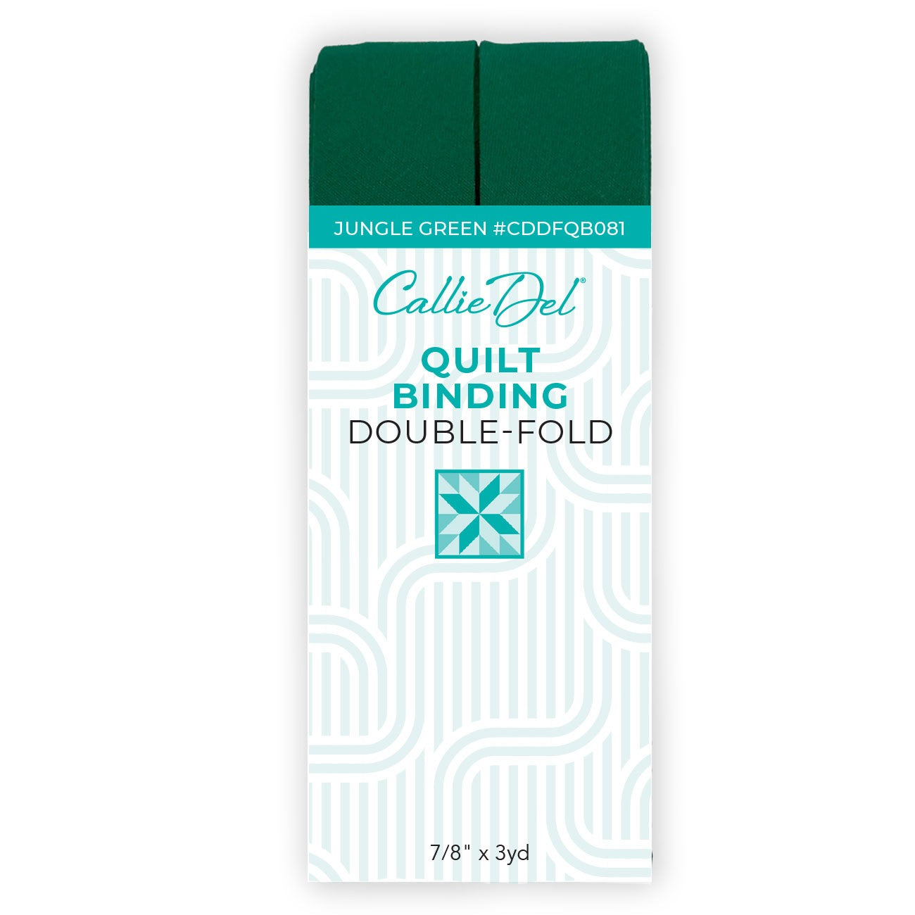 Double Fold Quilt Binding Jungle Green 7/8in x 3yd