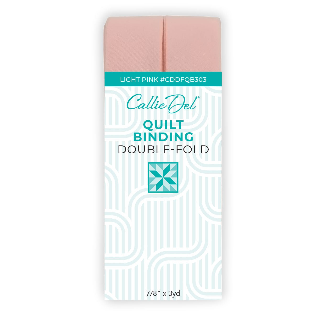 Double Fold Quilt Binding Light Pink 7/8in x 3yd