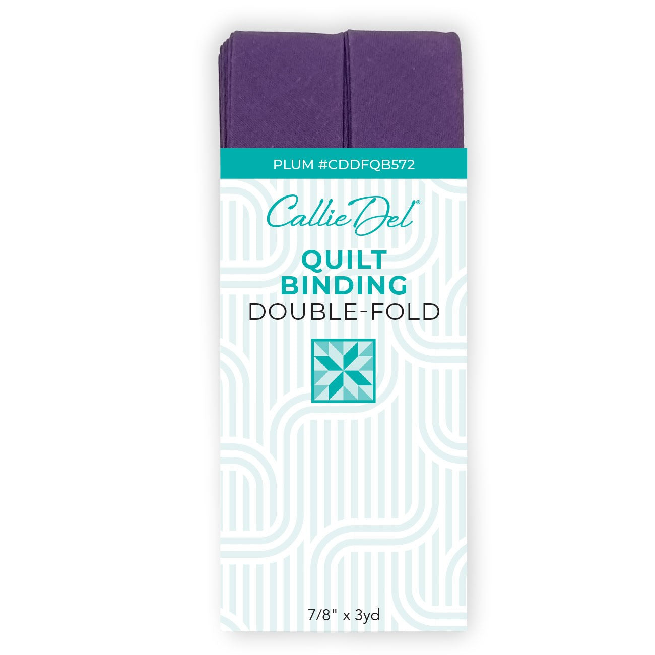 Double Fold Quilt Binding Plum 7/8in x 3yd
