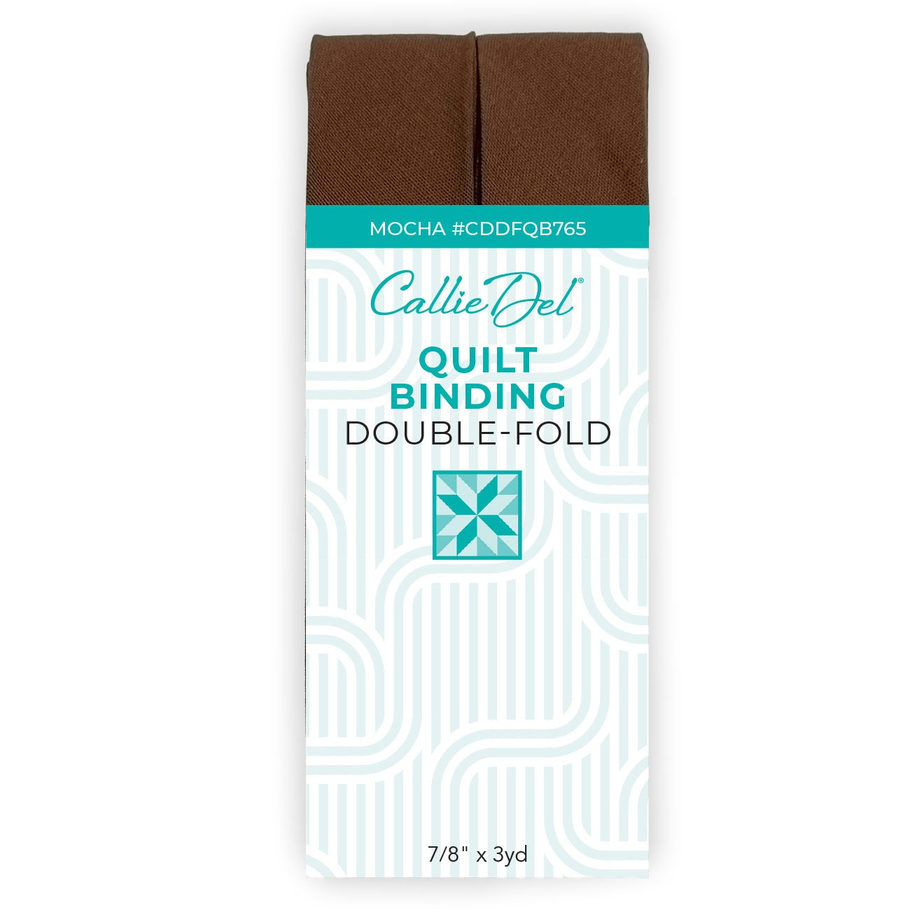 Double Fold Quilt Binding Mocha 7/8in x 3yd