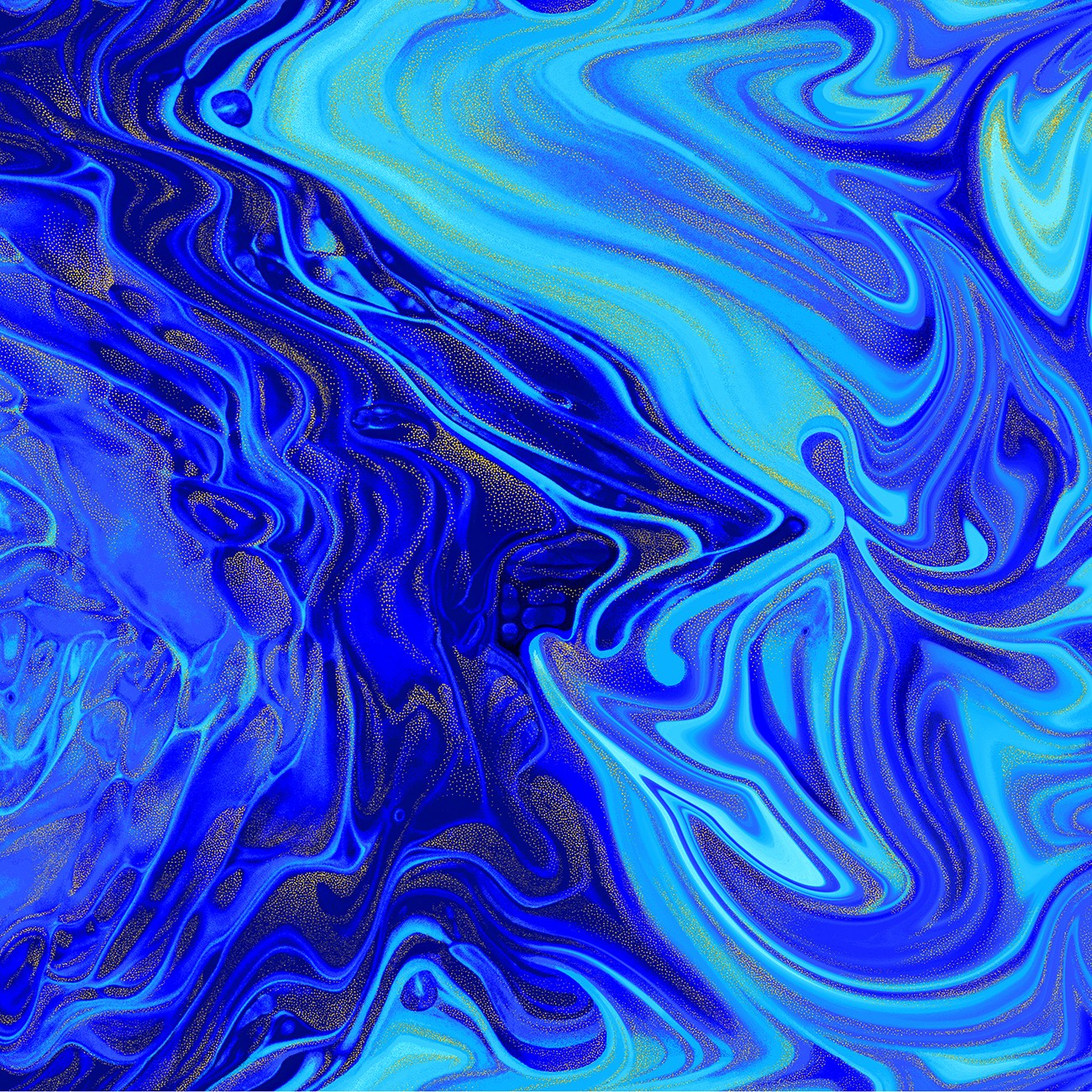 Navy Metallic Marble