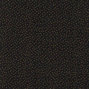 Black Dots w/Gold Metallic