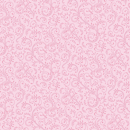 Scrolls Pink Pearl Hydrangeas in the Garden