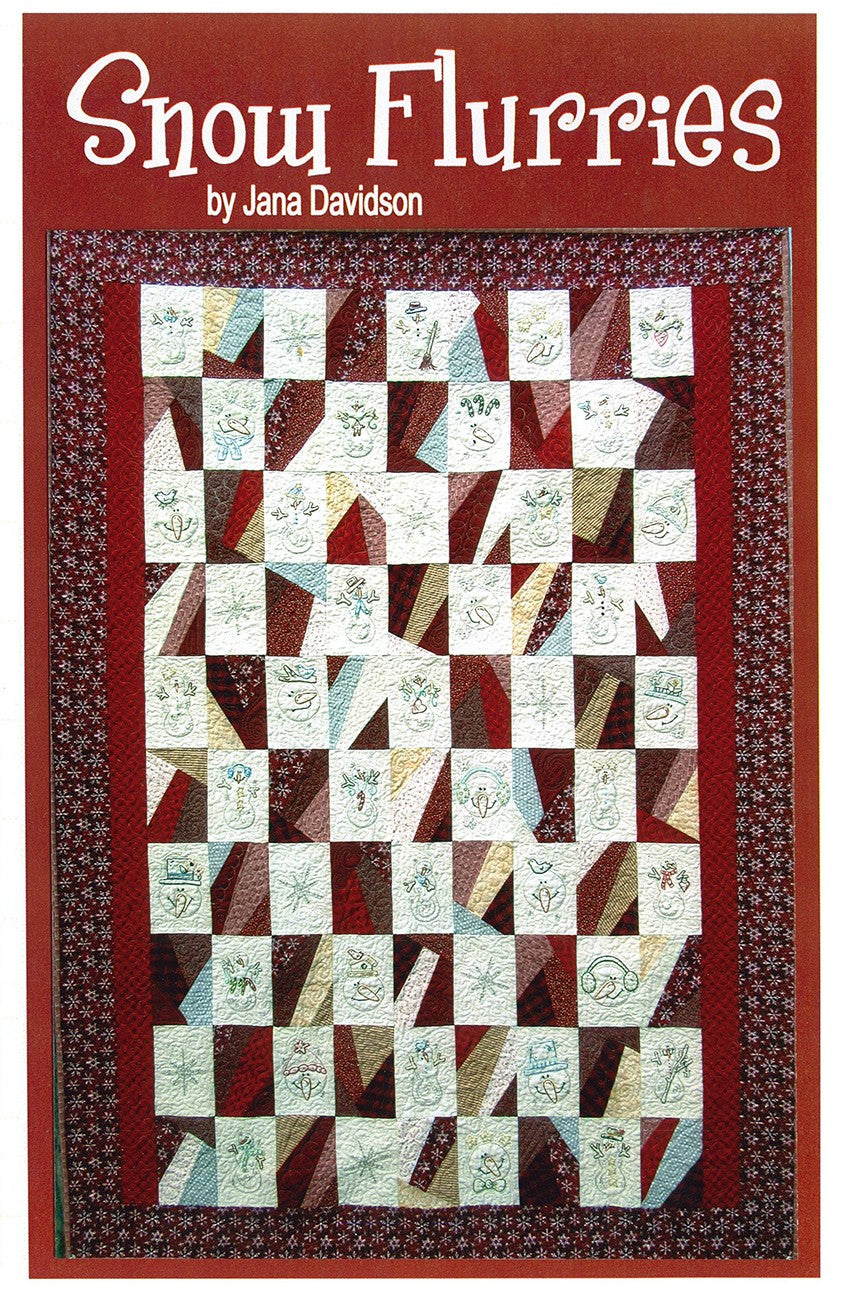 Snow Flurries Quilt Hand Embroidery