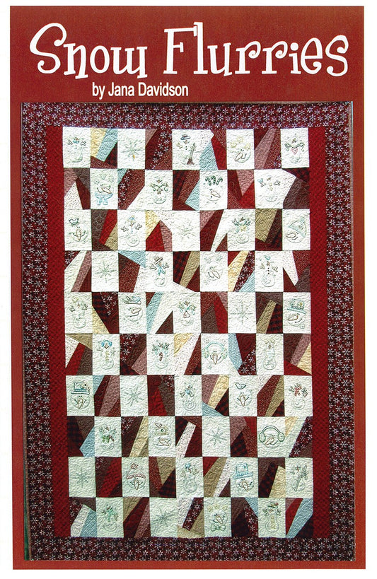 Snow Flurries Quilt Hand Embroidery