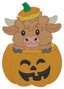 Holiday Highland Cows Embroidery Designs