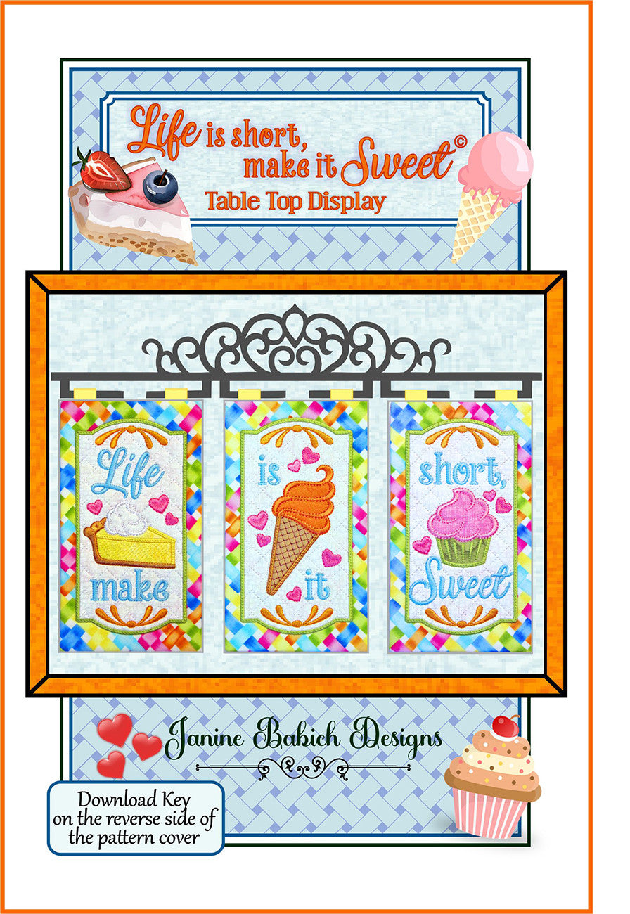 Life is Short Make it Sweet Table Top Display
