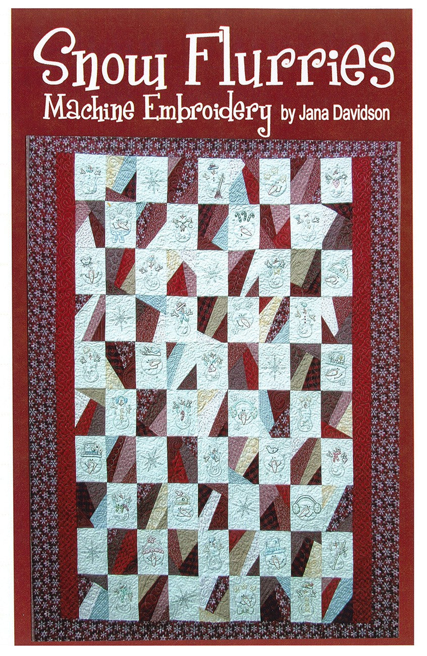 Snow Flurries Quilt Machine Embroidery