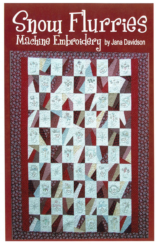 Snow Flurries Quilt Machine Embroidery
