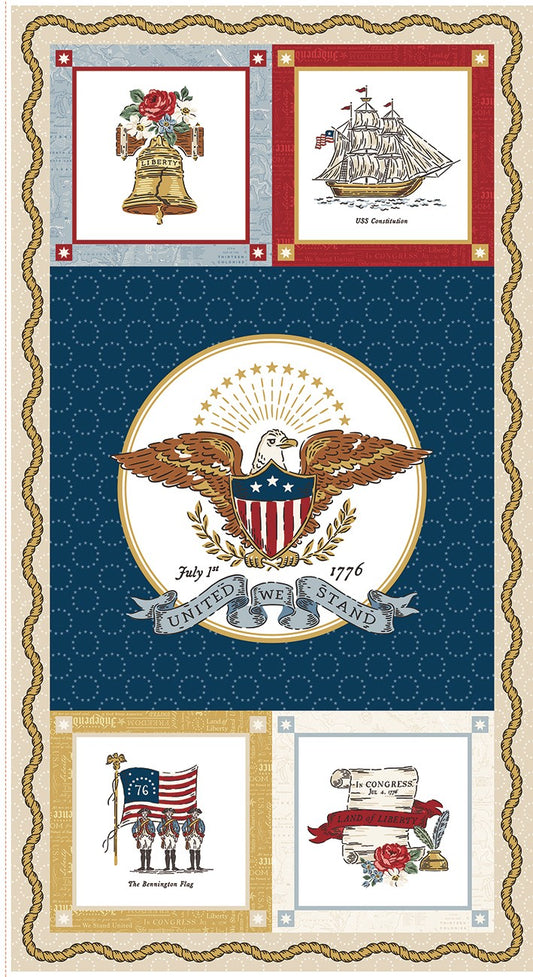 Independence 23 1/2in x 43 1/2in Panel