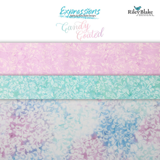Batiks Elementals Candy Coated 2.5in Strips 40pcs