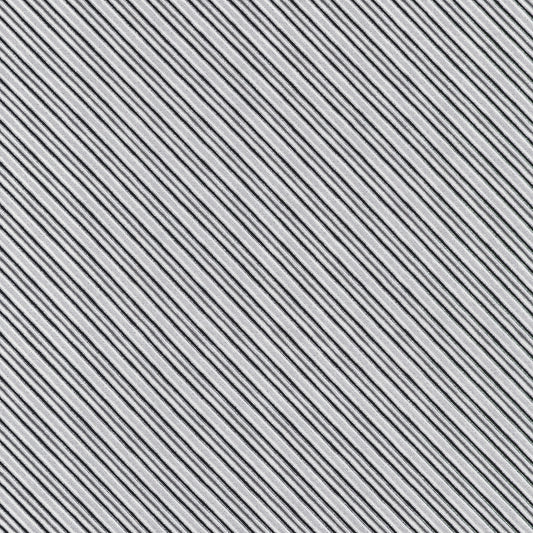 Stripe Silver Christmas w/Metallic Christmas