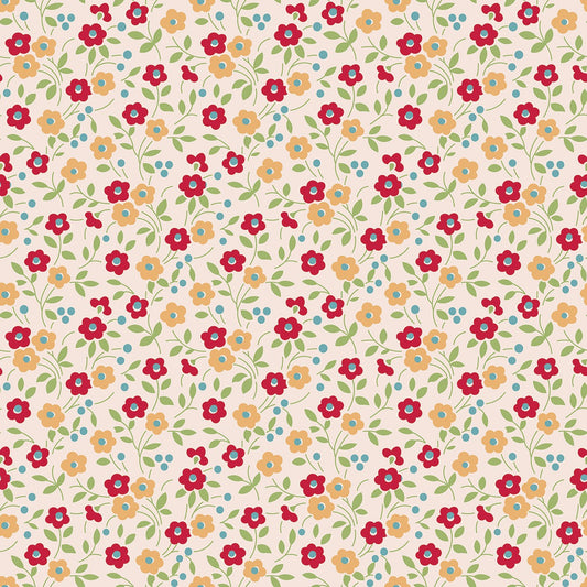 Farmer's Daughter 107/108in Wide Back Floral Jazzberry