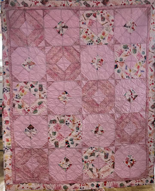 Alpha Blocks Pink Precut Kit