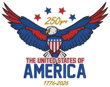 Usa 250th Anniversary Celebration Pack Embroidery Designs