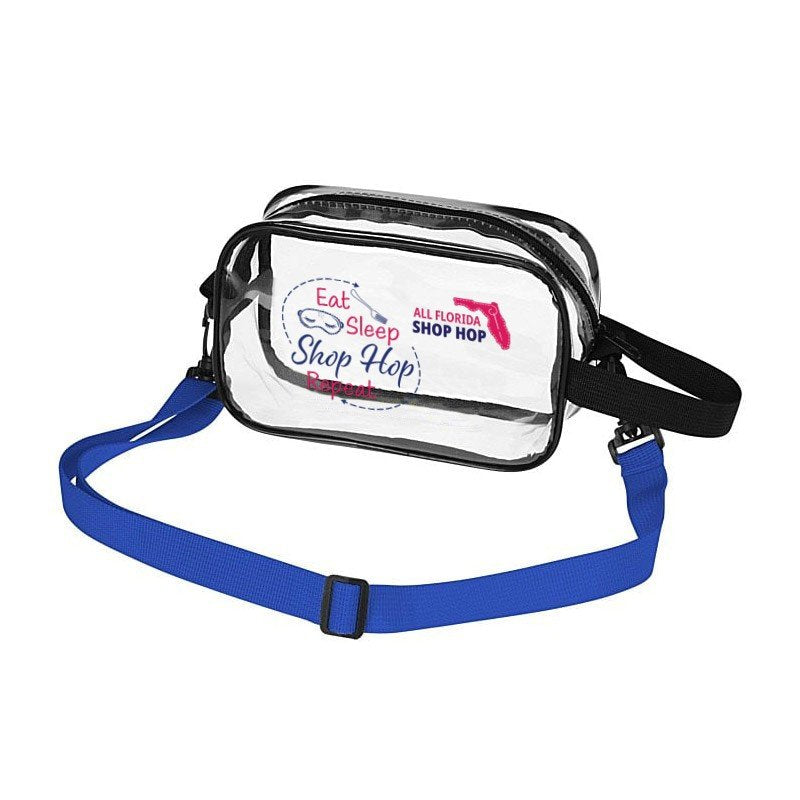 Clear Zip Crossbody Bag