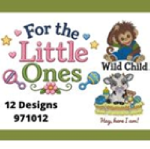 For The Little Ones embroidery designs from Dakota Collectibles