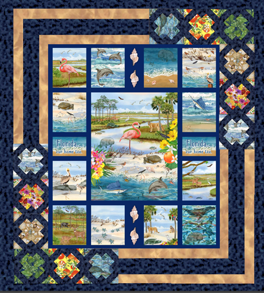 Scenic Florida Kit Blue precut kit 2024