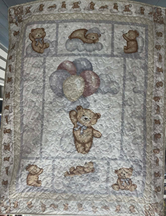 Teddy Bear Panel Quilt Kit