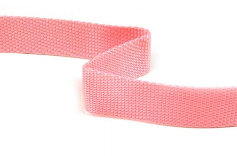 Pink Poly Webbing 1"
